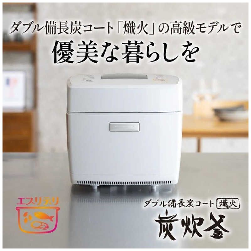 ♥ 未開梱 三菱 MITSUBISHI 炊飯器 5.5合 炭炊釜 IH 月白 NJ-VP10G-W