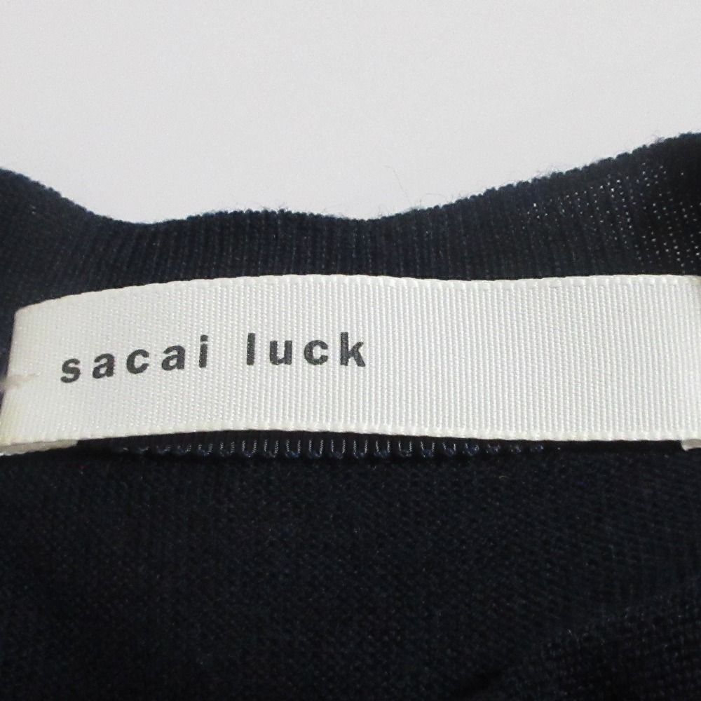 良品 sacai luck サカイラック ウール バックキュプラ