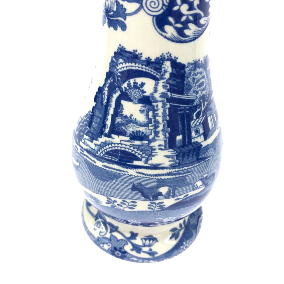  良好 SPODE スポード ブルーイタリアン ソルト ペッパー ホワイト ブルー ペッパーミル キッチンツール