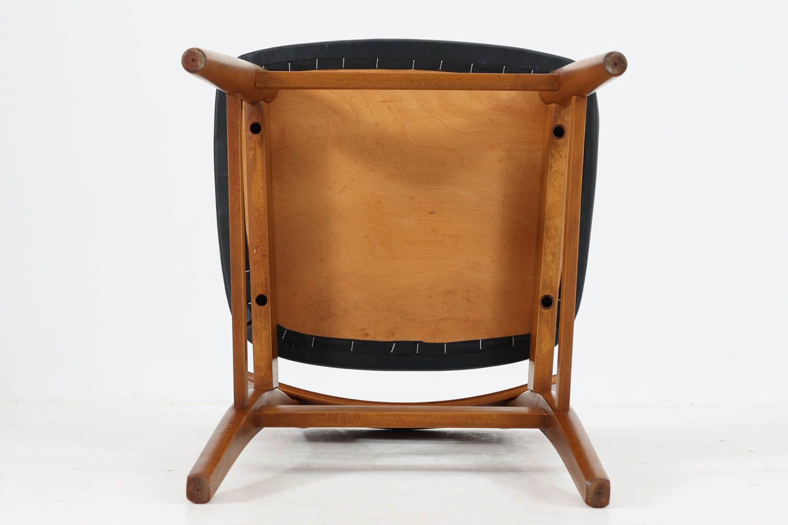 デンマーク製 ダイニングチェア チーク材 北欧家具ビンテージ/DK12805