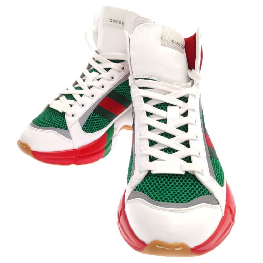 GUCCI (グッチ) Rhyton high top sneaker ライトン ハイトップ