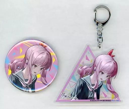 中古】雑貨 暁山瑞希 56mm缶バッジ＆アクリルキーホルダー「CD