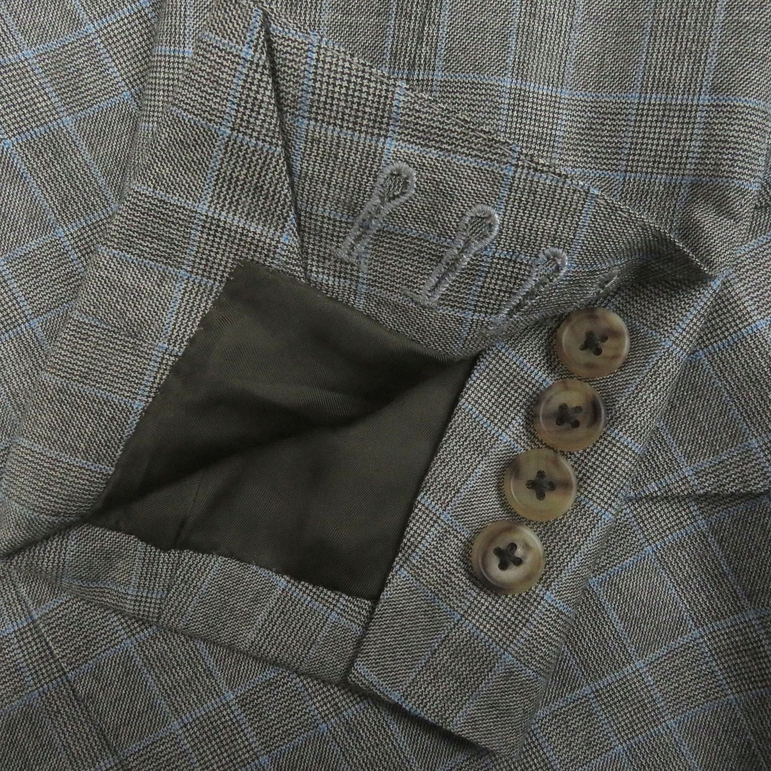 ウール チェック柄