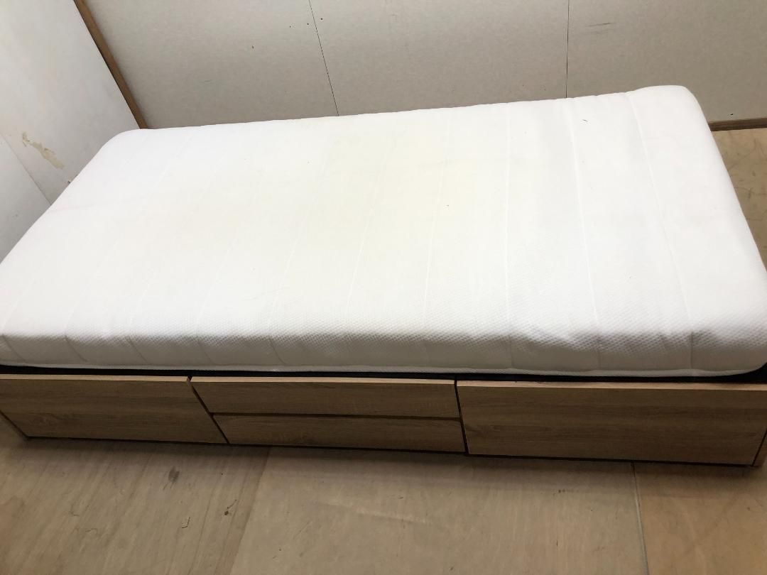 ニトリ ベッドシングルマットレスセット 25018-2 シングル から ダブル