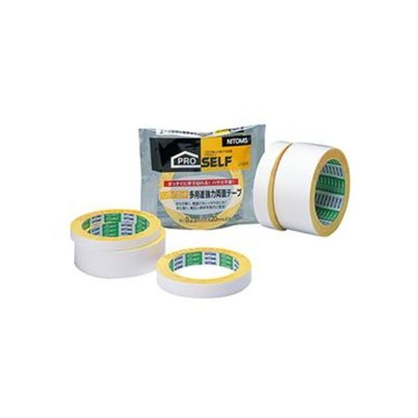 (まとめ) ニトムズ ハンディカット多用途強力両面テープ 30mm×10m J1