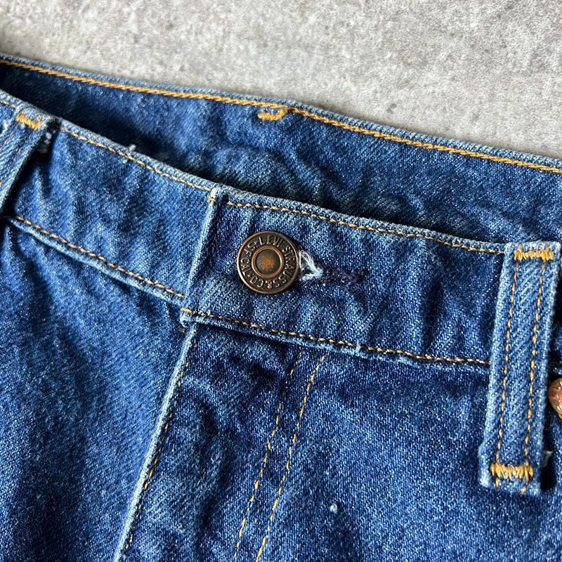 濃紺 90s USA製 Levis 518 0215 デニム パンツ 32 36 / 90年代