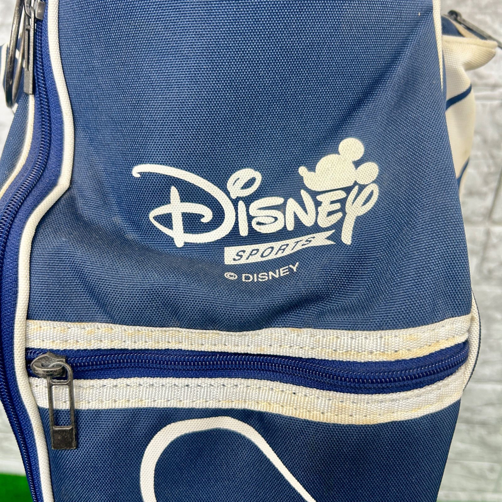 希少】DISNEY SPORTS ディズニー ゴルフ キャディバッグ ドナルドダック ネイビー 中古品 - メルカリ