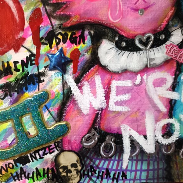 【S4号】WE'RE NOT FREAKS【絵画/現代アート/イラスト】 S4号】WE'RE NOT FREAKS【絵画/現代アート/イラスト】 - メルカリ