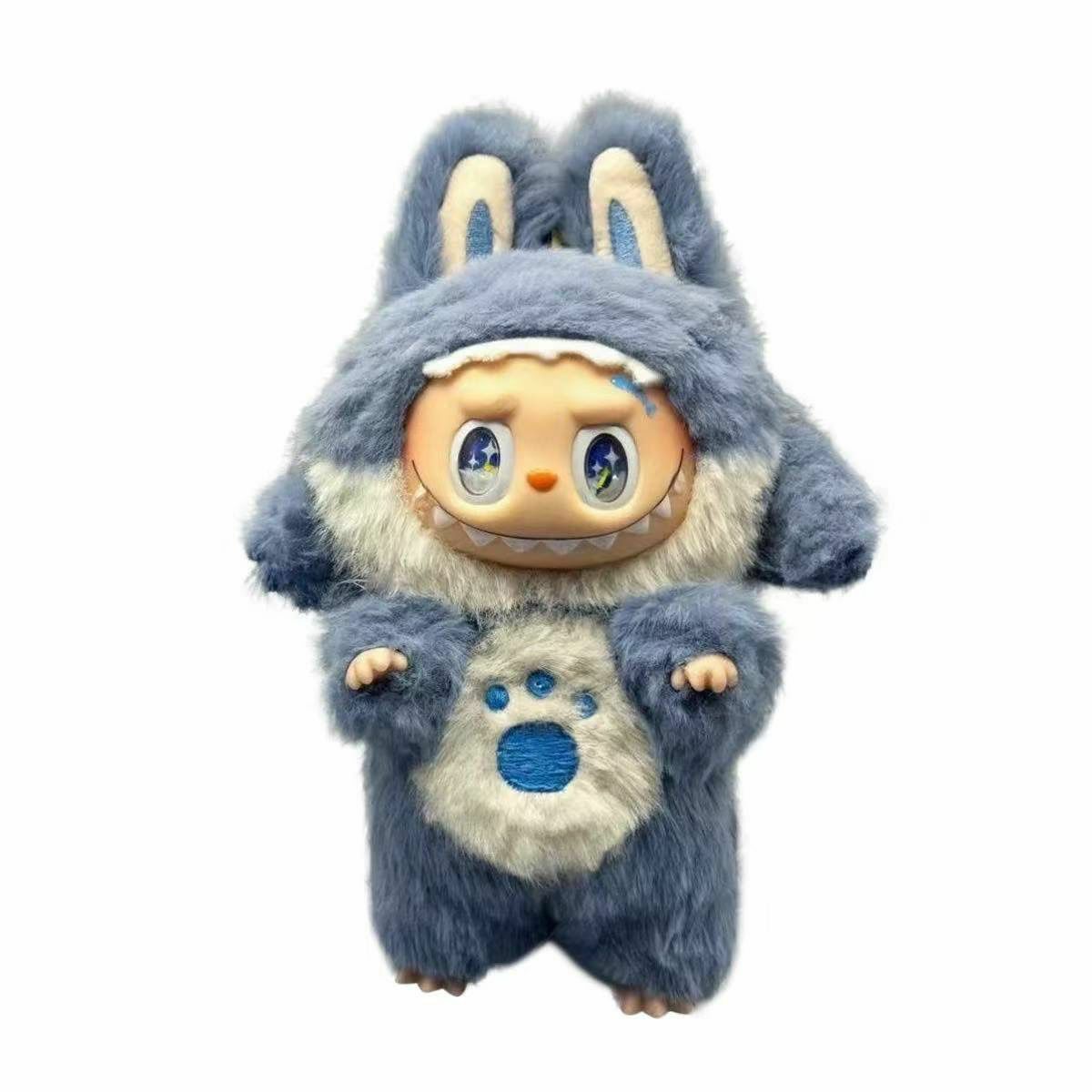 【新品】ラブブ　ぬいぐるみ　labubu 新品2点セット labubuラブブぬいぐるみ服17cm着せ替え着ぐるみの