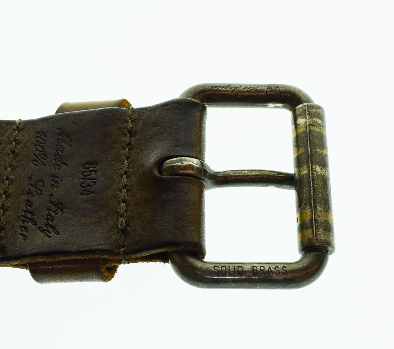 エイチティーシー HTC スタッズベルト 7連 ラインストーン レザー 85