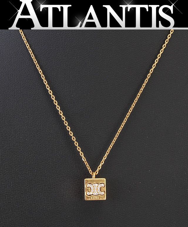 CELINE ネックレス トリオンフ CELINE】トリオンフ ミニ トリオンフ ネックレス ギフト (CELINE