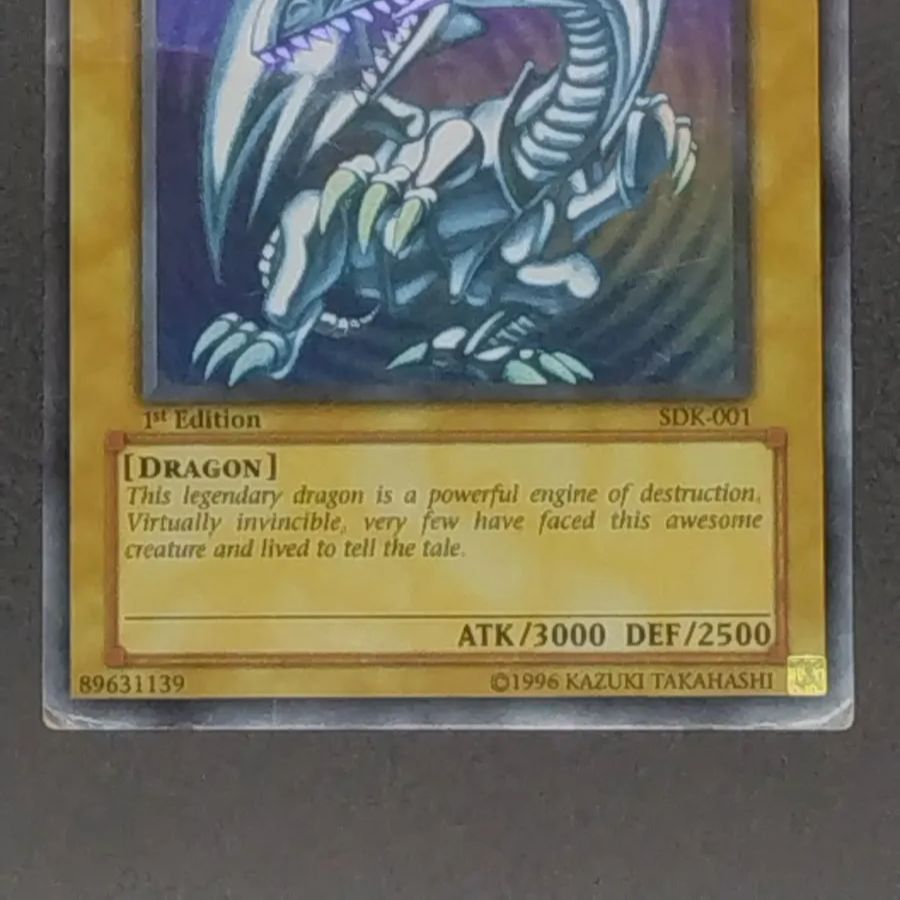 遊戯王 - SDK-001 青眼の白龍　英語版 遊戯王 青眼の白龍 ブルーアイズ SDK-001 英語版 海外版 1st