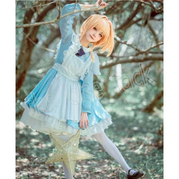 カードキャプターさくらlolita メイド服コスプレ衣装 ウィッグ 靴 道具別売り