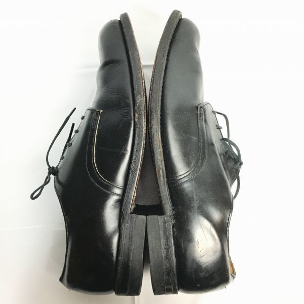 試着交換OK！70s/Vintage/76年製★US NAVYサービスシューズ★D.J.LEAVENWORTH【黒/BLACK/size10/27.5-28.0】メンズ/オックスフォード dress shoes菅NO.ZD-75 #BUZZBERG