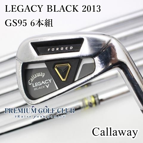 中古】[Cランク] アイアンセット キャロウェイ レガシーブラック LEGACY BLACK 2013/GS95 6本組/S200/25[0423]  - メルカリ