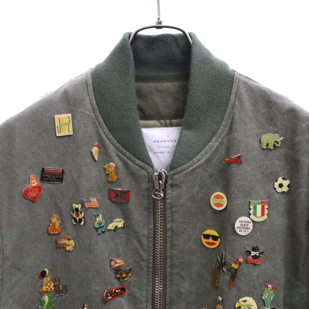READY MADE (レディメイド) JESSE JACKET ヴィンテージピンバッジMA-1