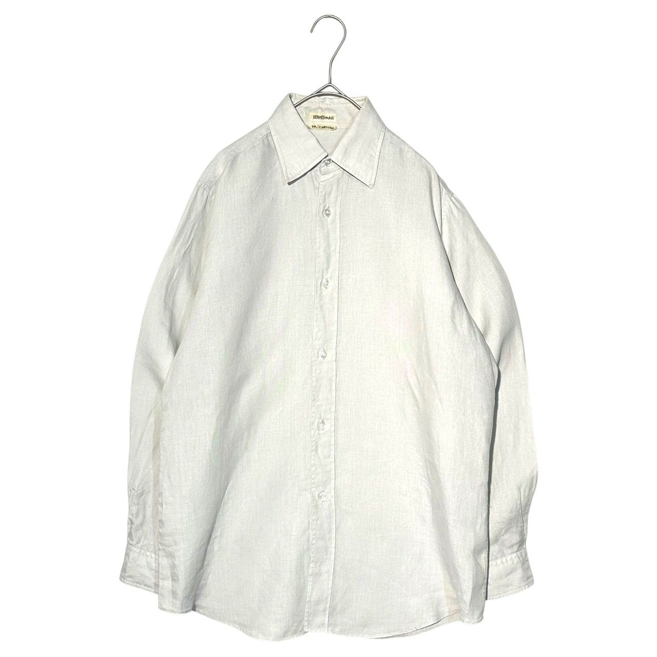 HERMES マルジェラ期　リネンシャツ HERMES(エルメス) By Margiela Basic L/S Linen Shirt