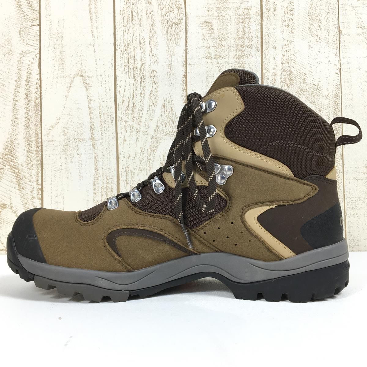 MENs 27.5cm キャラバン C1-02S トレッキングシューズ ハイカット ゴアテックス GORE-TEX CARAVAN C1_02S  440 Brown ブラウン系 - メルカリ