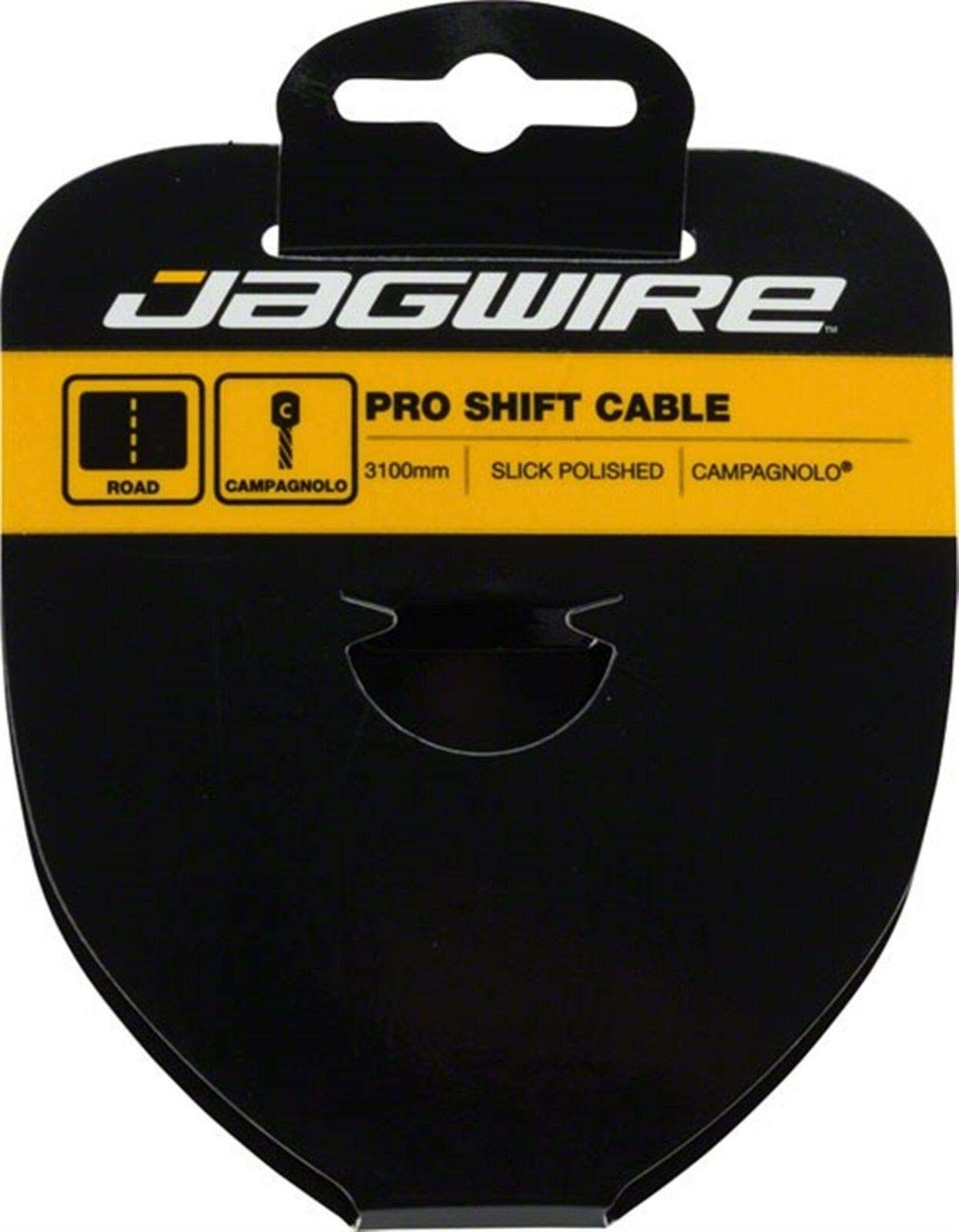 Jagwire - Pro Slick 光沢仕上げ ユニバーサル自転車シフターケーブル | ロード/MTN/グラベルバイク用 | Campagnolo対応 | 1.1 x 3100mm [Campagnolo] [3100 mm]