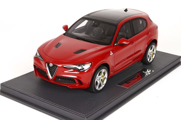 BBR 1/18 アルファ・ロメオ ステルヴィオ Q4 クアドリフォリオ 2016