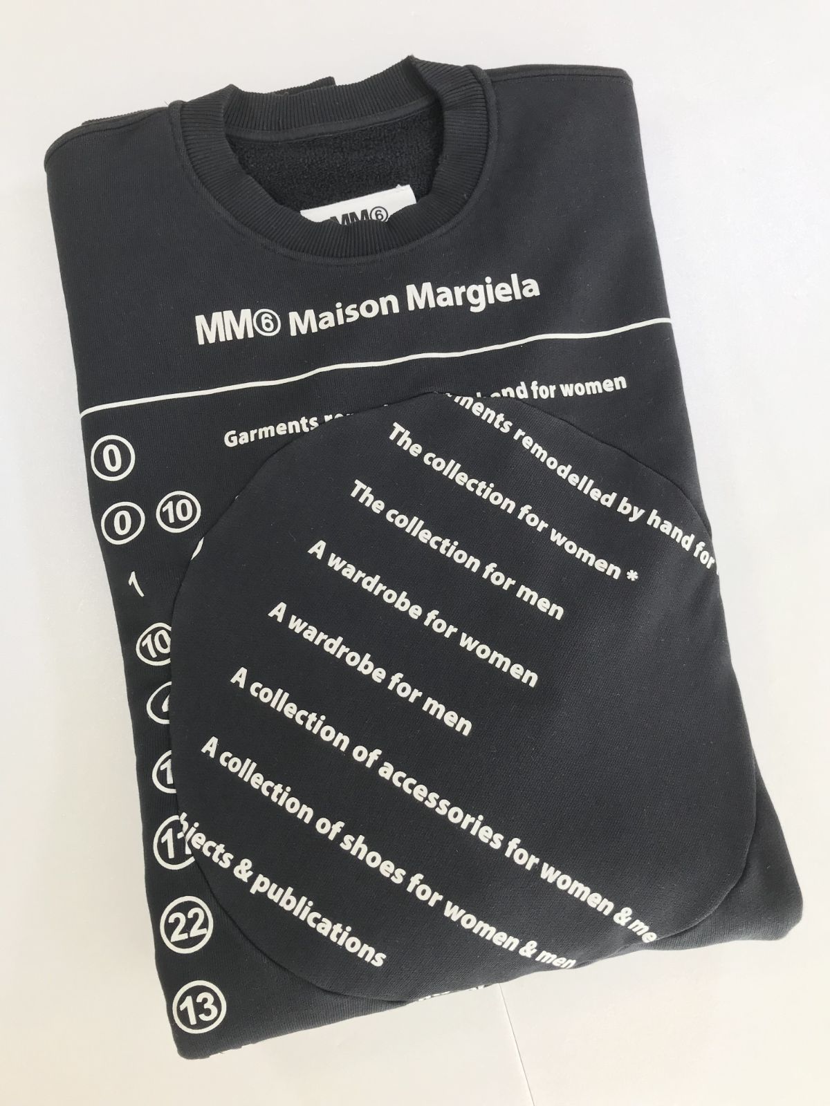 MM6 Maison Margiela ナンバーロゴ スウェット ワンピース MM6 Maison Margiela ナンバーロゴ スウェット オーバーサイズ