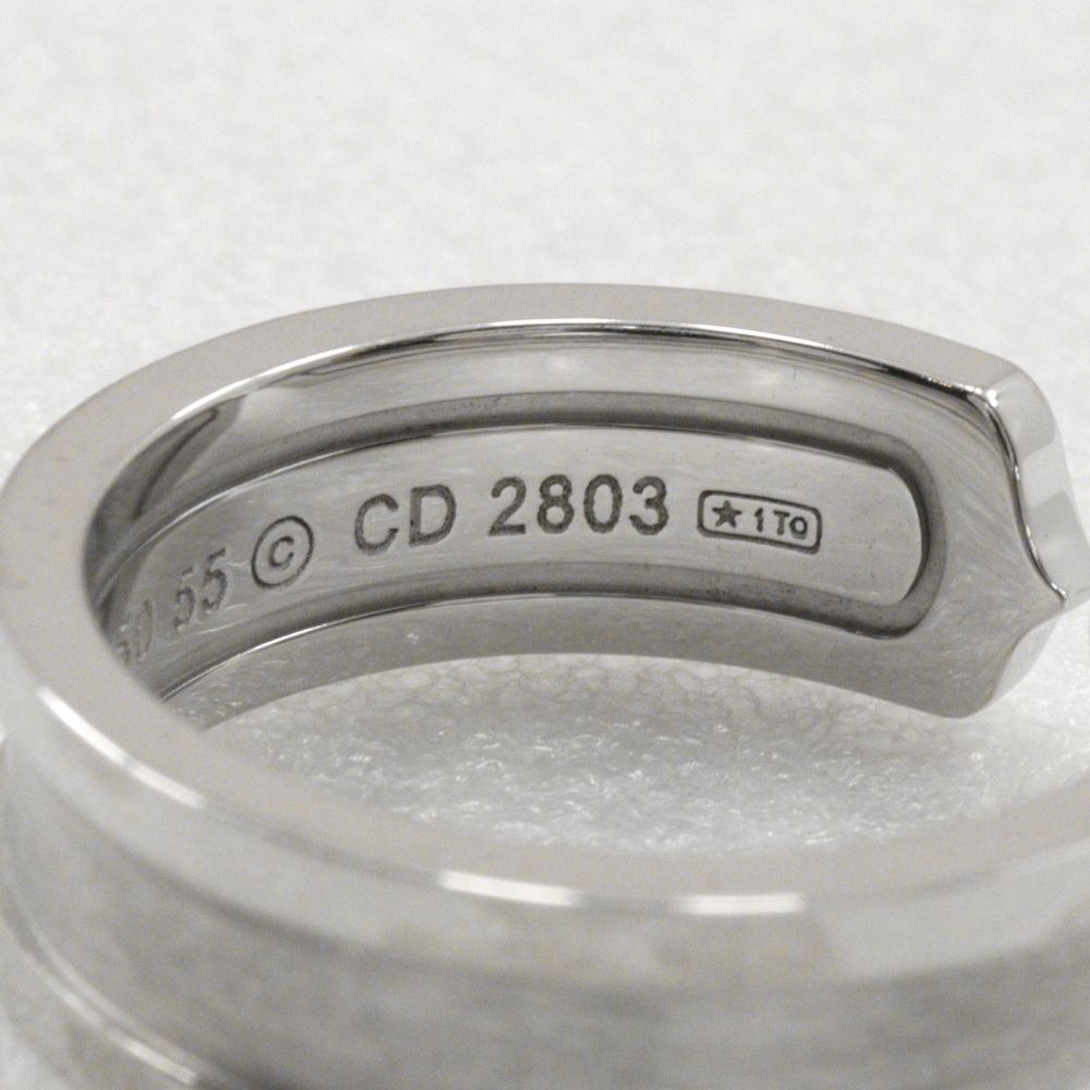 CARTIER】カルティエ C2 2C K18ホワイトゴールド 15号 ユニセックス