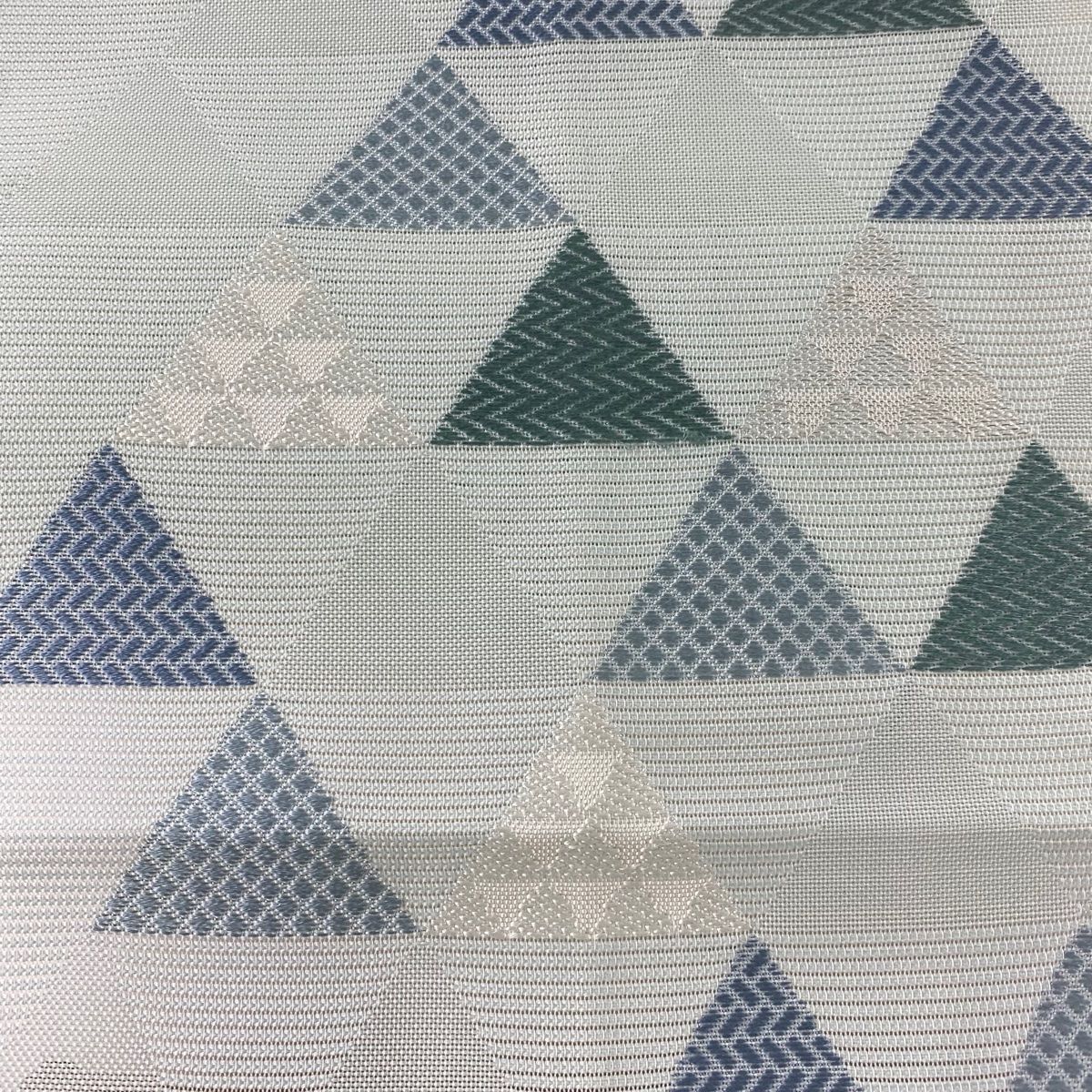 専用帯2396 ●高級 正絹 夏帯 松葉仕立て 名古屋帯 名古屋帯 美品 秀品 夏帯 八寸名古屋帯 松葉仕立て 鱗 薄緑 正絹
