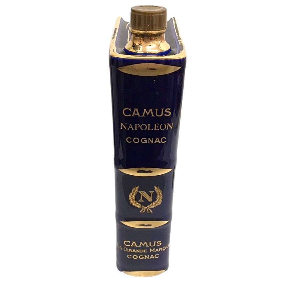 【未開封】古酒　ナポレオン　カミュ　ブック　ブルー　コニャック 　陶器 未開封】古酒 ナポレオン カミュ ブック ブルー コニャック 陶器
