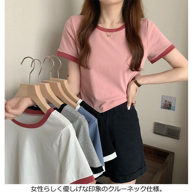 Tシャツ 半袖 無地 綿 コットン レディース 半袖Tシャツ バイ カットソー トップス 丸首 汗 シンプル 無地 カジュアル おしゃれ 春 夏 サマーtシャツ 大人 lan6726 WWW_OLIVIERBERNSTEIN_COM