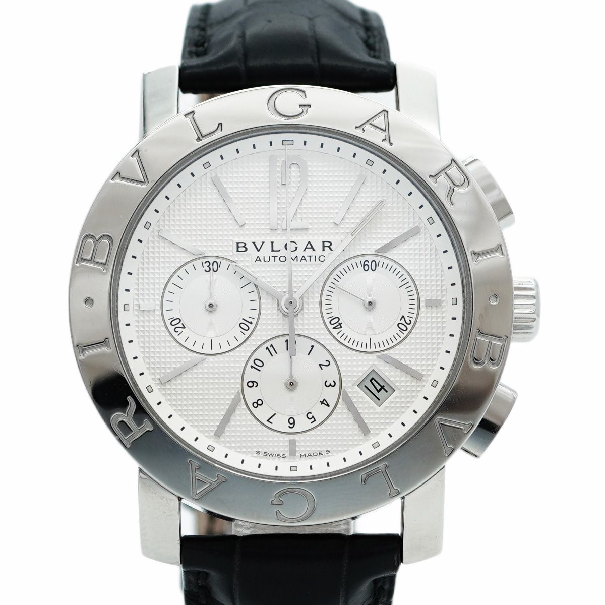 5wwm0241 ブルガリ ブルガリブルガリ BB42SLCH 白文字盤 腕時計 メンズ