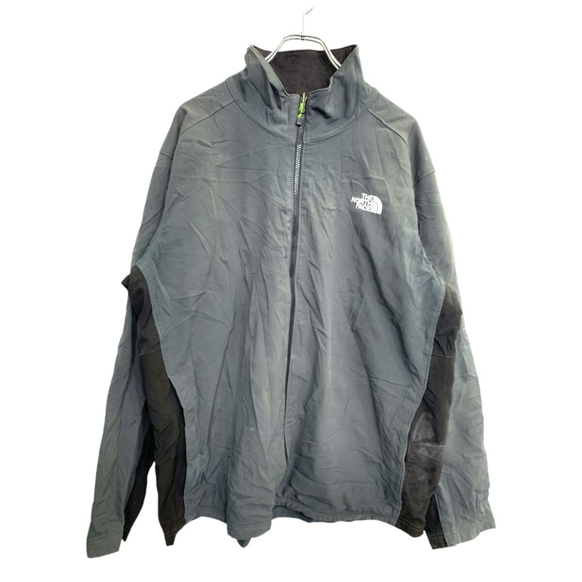 THE NORTH FACE ソフトシェルジャケット XXLサイズ ノースフェイス ビッグサイズ グレー 古着卸 アメリカ仕入 t2411-3170