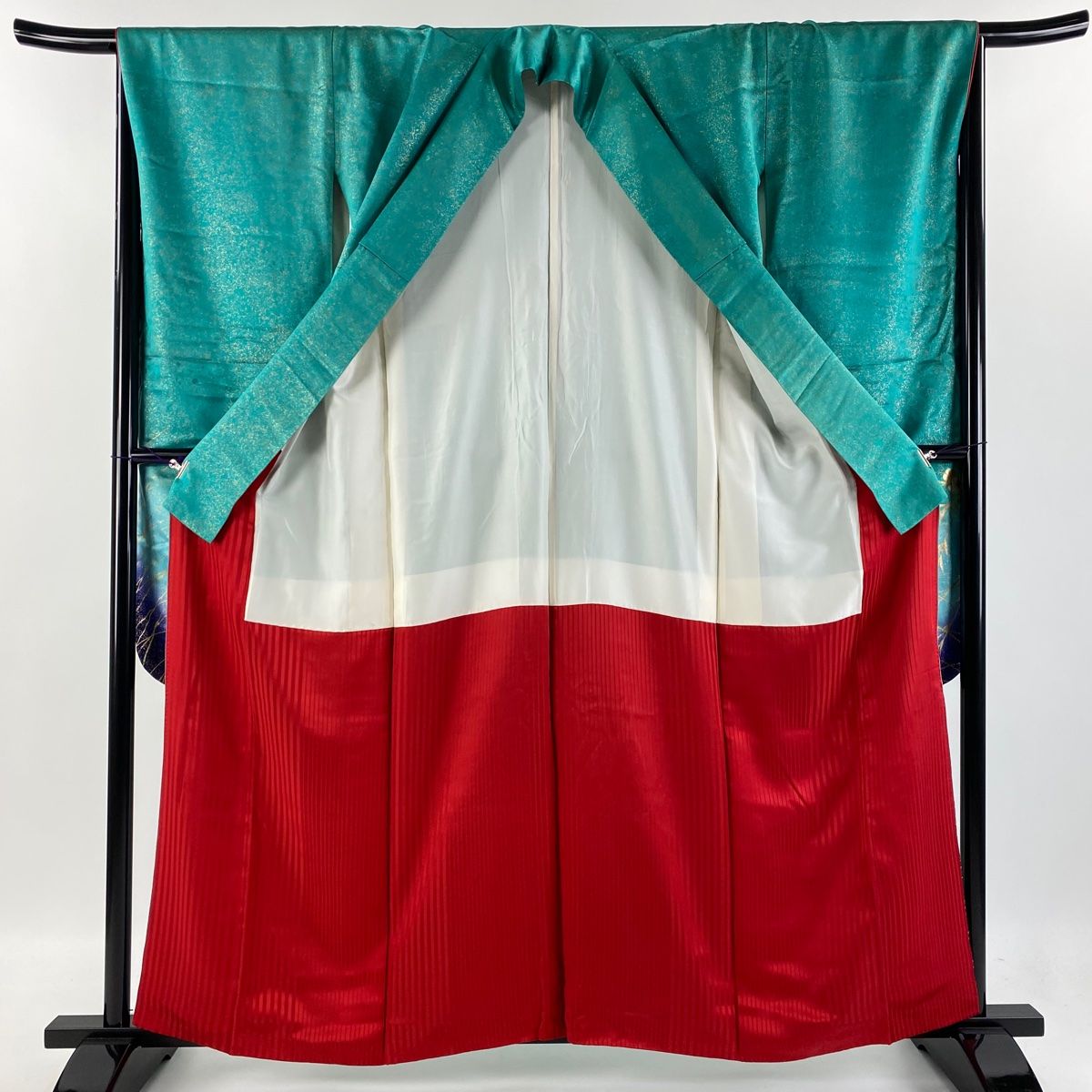 専用 KU1996 振袖 身丈160.5cm 正絹 着物 成人式 振袖 身丈160.5cm 裄丈66.5cm 正絹 逸品