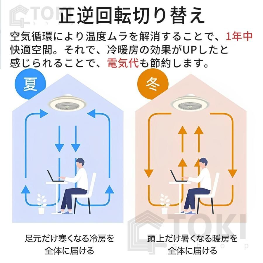 シーリングファンライト シーリングファン 15畳 調光調色 ファン付き