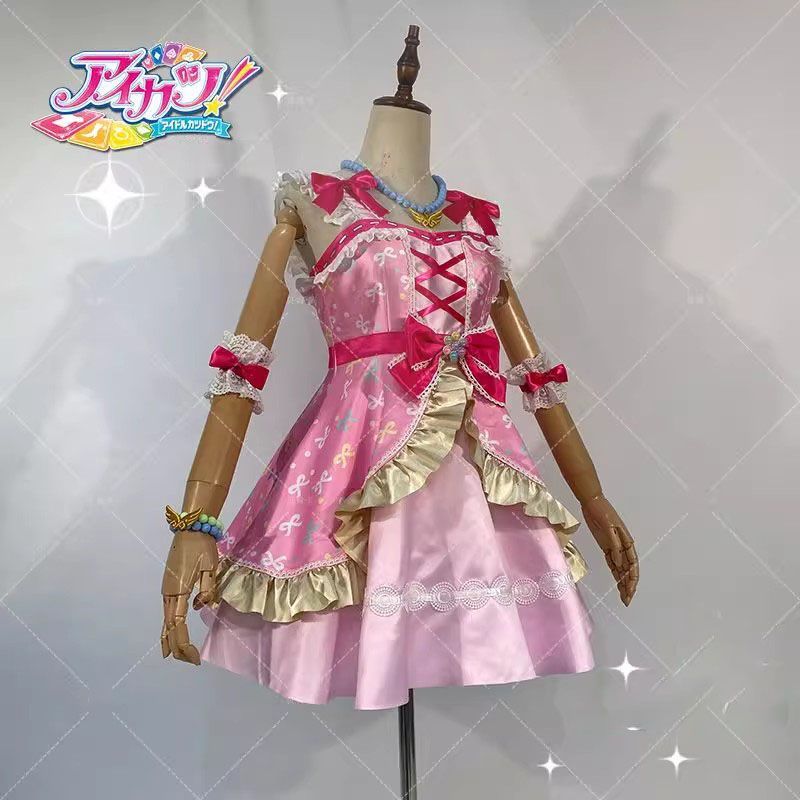 アイカツ！ 星宮いちご ピンクステージコーデ コスプレ フルセット