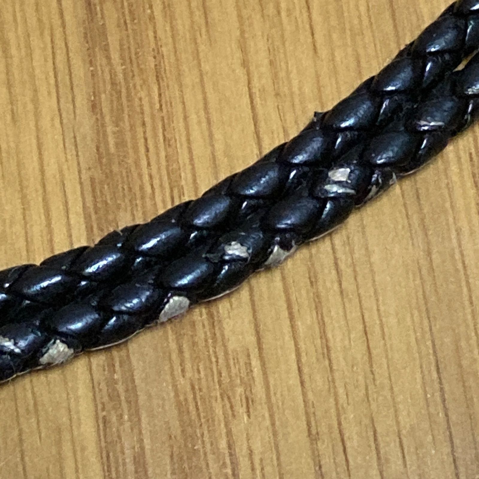 【未使用】BOTTEGA VENETA 黒 イントレチャート ロングキーリング 名入れ可有料】 ボッテガヴェネタ BOTTEGA VENETA キーリング