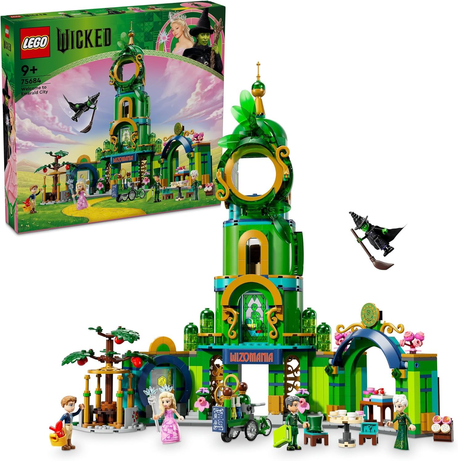 レゴ(LEGO) ウィキッド エメラルドシティへようこそ おもちゃ 玩具 誕生日 プレゼント ブロック 女の子 男の子 子供 9歳 10歳 11歳 小学生 ごっこ遊び おままごと 75684