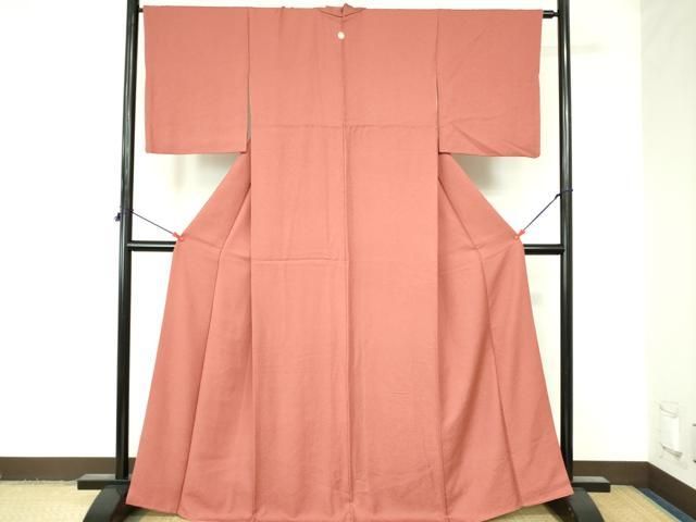 平和屋着物＊夏物 色無地 絽 樺色 正絹 逸品 未使用 CAAS2294gh