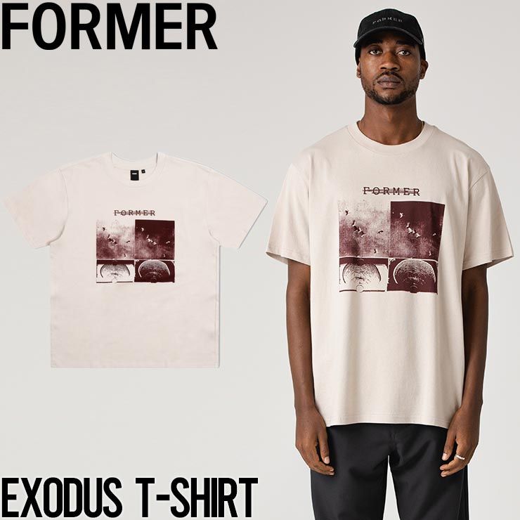 【送料無料】半袖TEE Tシャツ FORMER フォーマー EXODUS T-SHIRT TE24121 日本代理店正規品