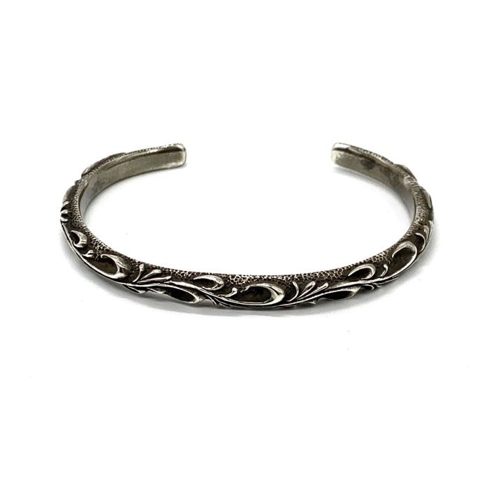 Legend レジェンド 6mm 浮き唐草 シルバーバングル SILVER