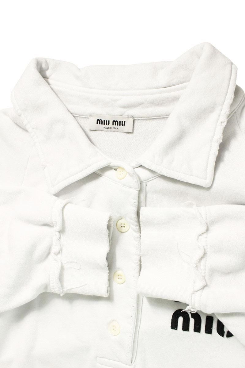 MiuMiu ミュウミュウ ジョシュア着 ポロ スウェット MiuMiu ミュウミュウ ジョシュア着 ポロ スウェット ミュウミュウ