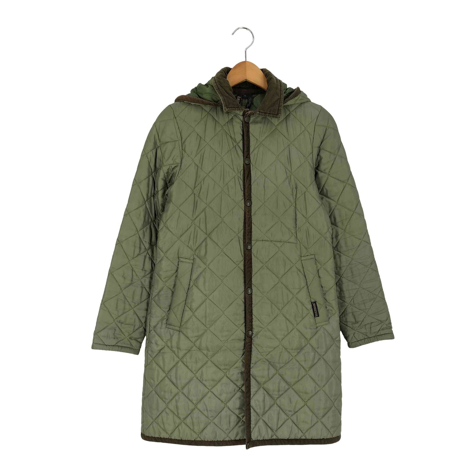 ラベンハム LAVENHAM イングランド製 コーデュロイ切替 フード付き 