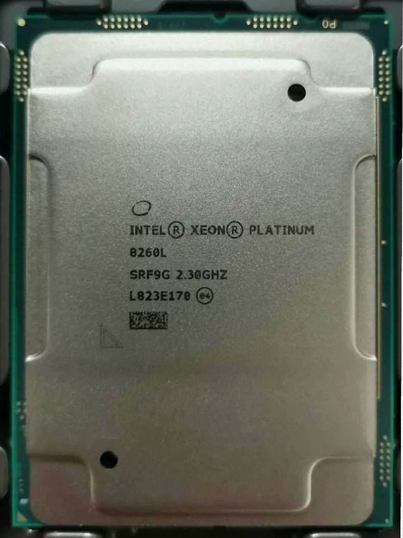 Intel Xeon Platinum 8260L SRF9G 24C 2.4GHz 3.1 3.9GHz 35.75MB 165W LGA3647 DDR4-2933