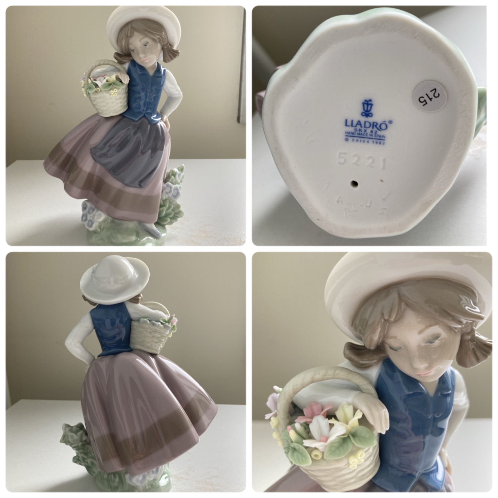 LLADRO(リヤドロ) NAO 磁器人形 陶器人形 リヤドロ人形 ✳️きれいな花ばかり✳️春が来た✳️甘い花の香り✳️ ☆3点セット☆ 置物 -  メルカリ