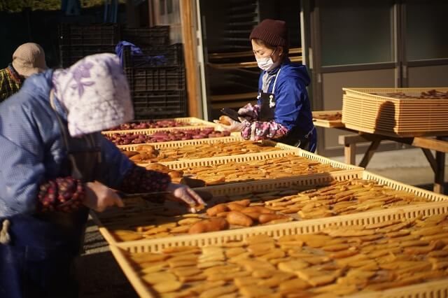 秦泉寺さんの黒い干し芋 100g入り - メルカリ