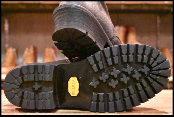 9D 美品 羽タグ】レッドウィング 8198 ナイフポケット付き ロガー 黒 