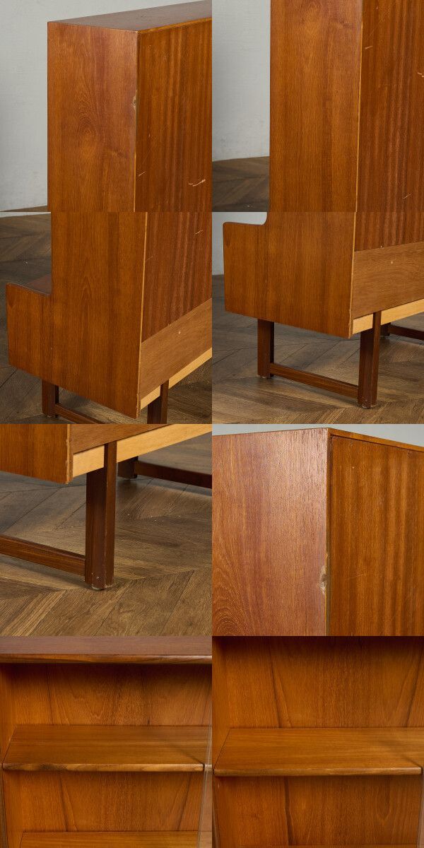 Turnidge ヴィンテージ チーク ガラスキャビネット カップボード 飾り棚 Turnidge ターニッジ ガラスキャビネット – Rowan.inc