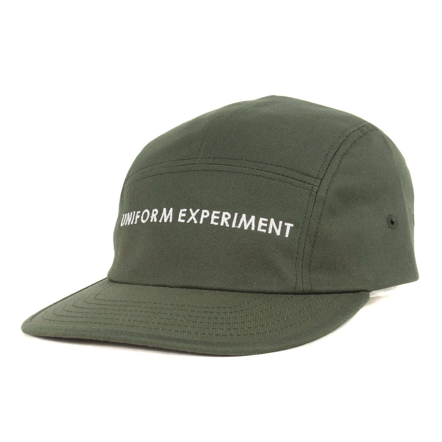 UNIFORM EXPERIMENT ユニフォームエクスペリメント キャップ ブランドロゴ 刺繍 5パネル ジェットキャップ 5 Panel Logo Cap カーキ 帽子 ブランド【メンズ】