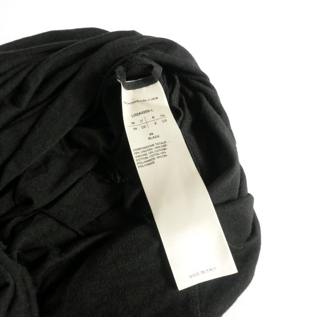 リックオウエンス Rick Owens LILIES アシンメトリーカットソー