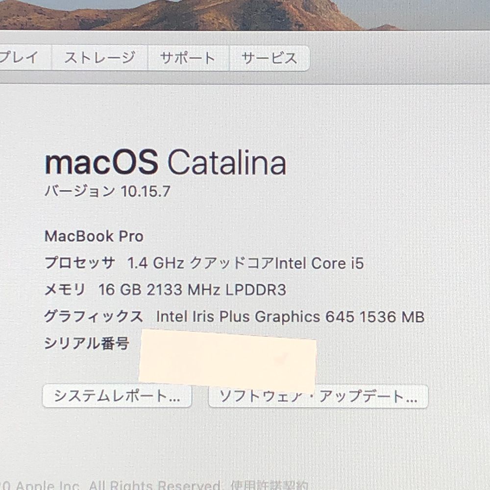 Apple - ◆ジャンク品・本体のみ◆Apple MacBook Pro (13インチ 2020 Thunderbolt 3ポートx2)【i5・16GB・256GB】★画面表示色異常 他 A2289 EMC3456/LT-JUNK-250859（329814） MacBook Pro (13-inch, 2020, Thunderbolt 3ポートx 2) - 技術