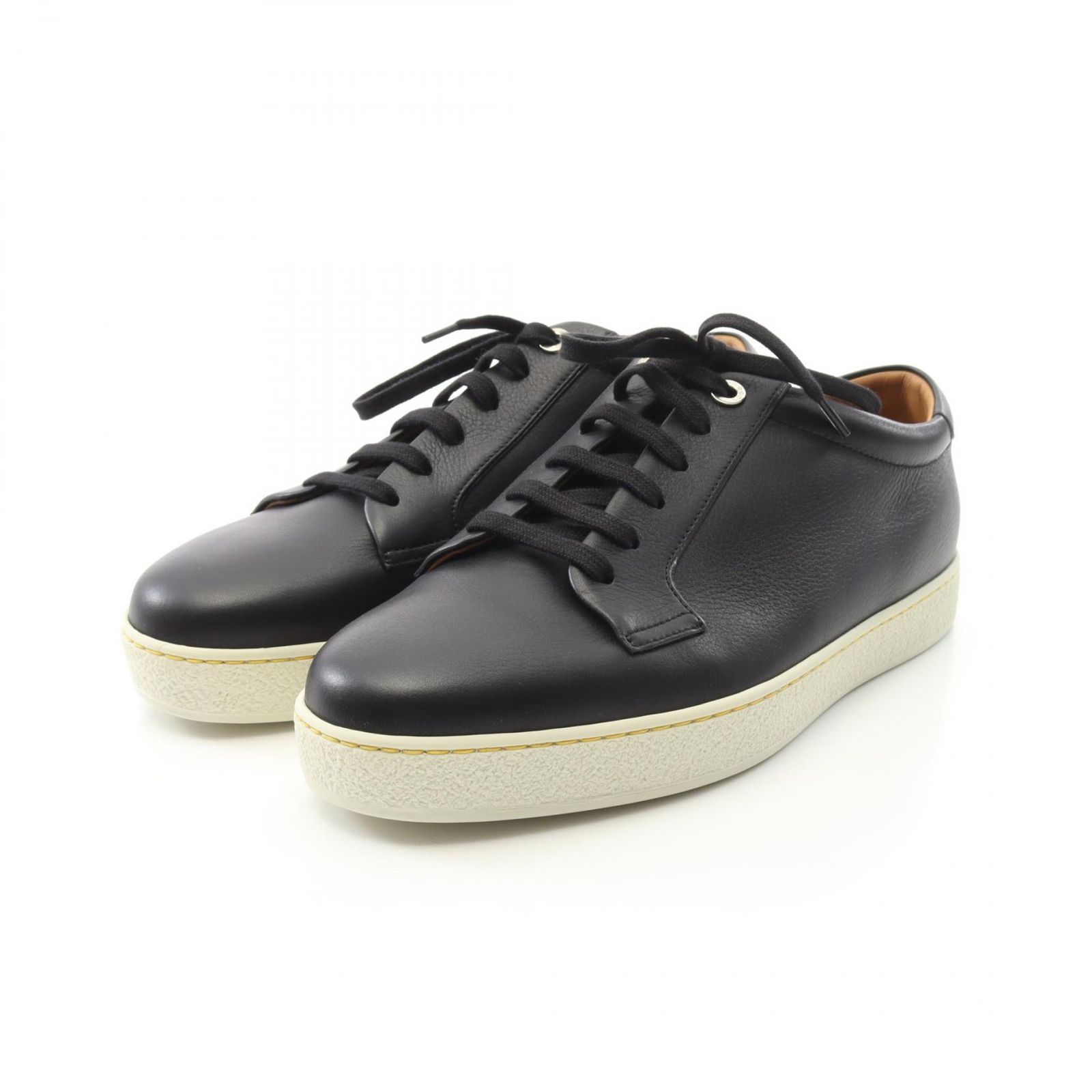 ジョンロブ John Lobb スニーカー MOLTON ブラック レザー スニーカー 